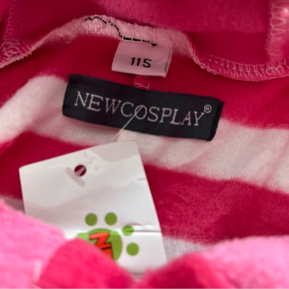 NWT Cheshire Cat Pink Striped Onesie Size - Picture 10 of 16